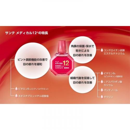 參天製藥 MEDICAL12 眼藥水12ml【第2類醫藥品】