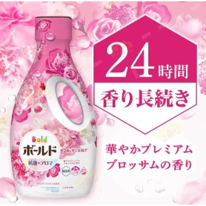 粉色罐裝 日本P&G BOLD 超濃縮洗衣精 640g-牡丹花香