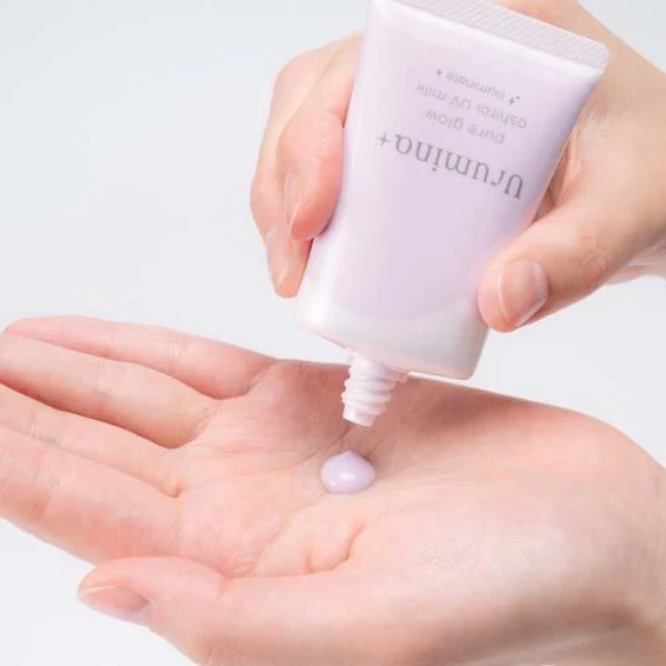 紫色-日本Kose Urumina+清新珠光提亮防曬乳液SPF50+ PA++++ 35g